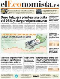 Portada de El Economista (España)