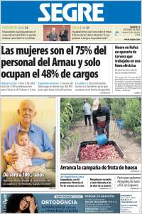 Portada de Segre  (España)