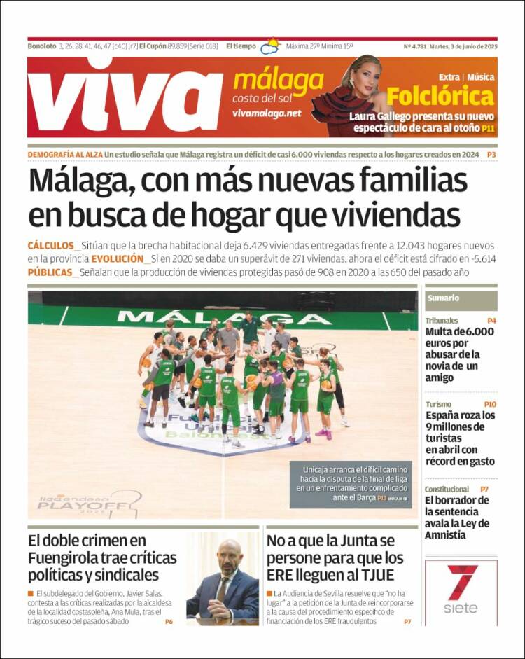 Portada de Viva Málaga (España)
