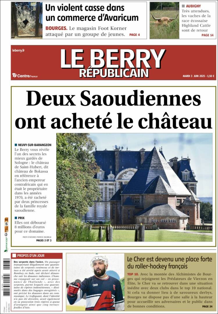Portada de Berry Republicain (France)