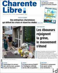 Portada de Charente Libre (Francia)