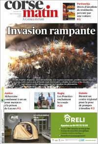Portada de Corse-Matin (Francia)