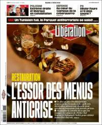 Portada de Libération (Francia)