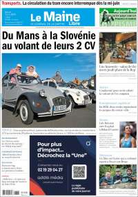 Portada de Le Maine Libre (Francia)