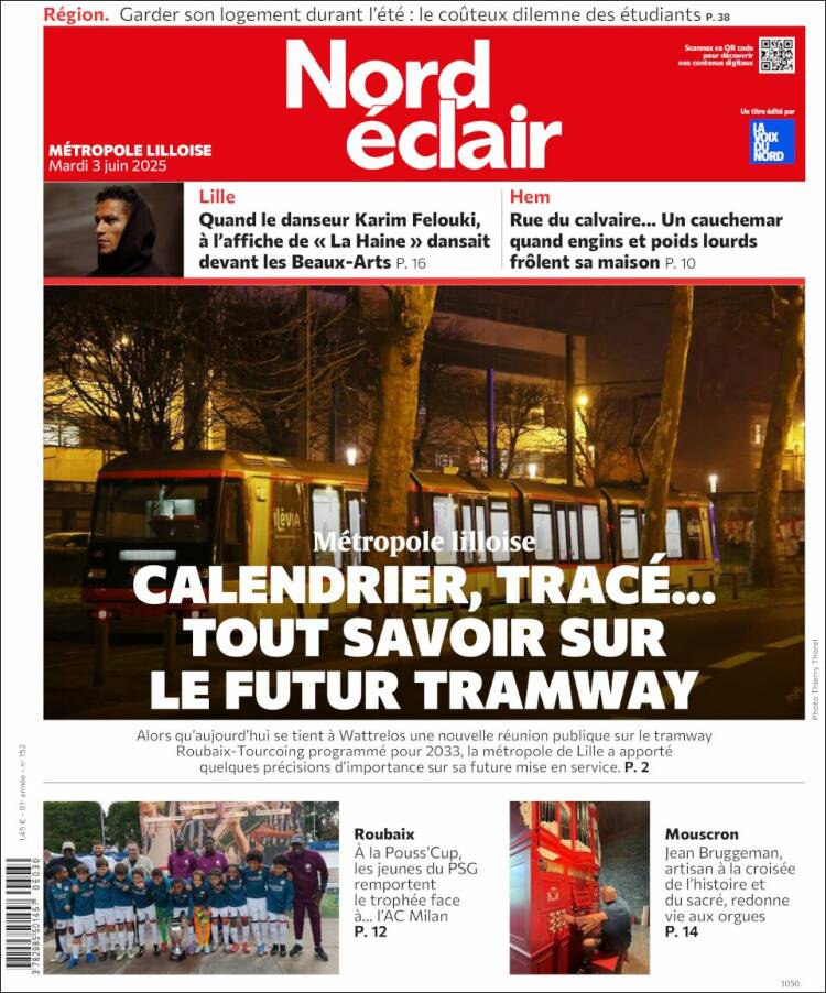 Portada de Nord Éclair (Francia)