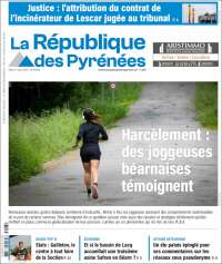 Portada de La République des Pyrénées (Francia)