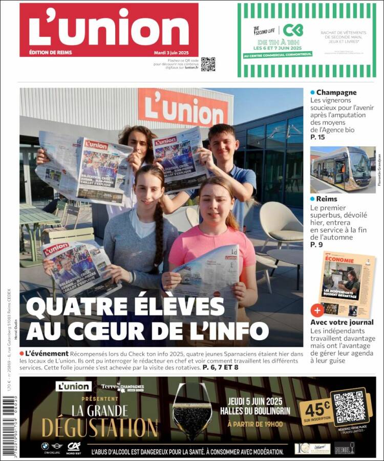 Portada de L'Union (France)