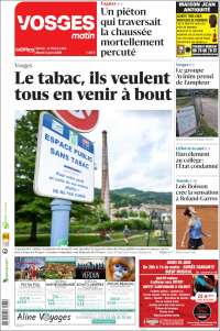 Portada de Vosges Matin (France)