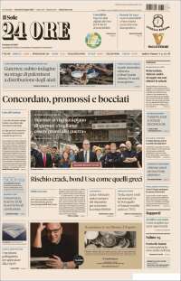 Portada de Il Sole 24 ORE (Italia)