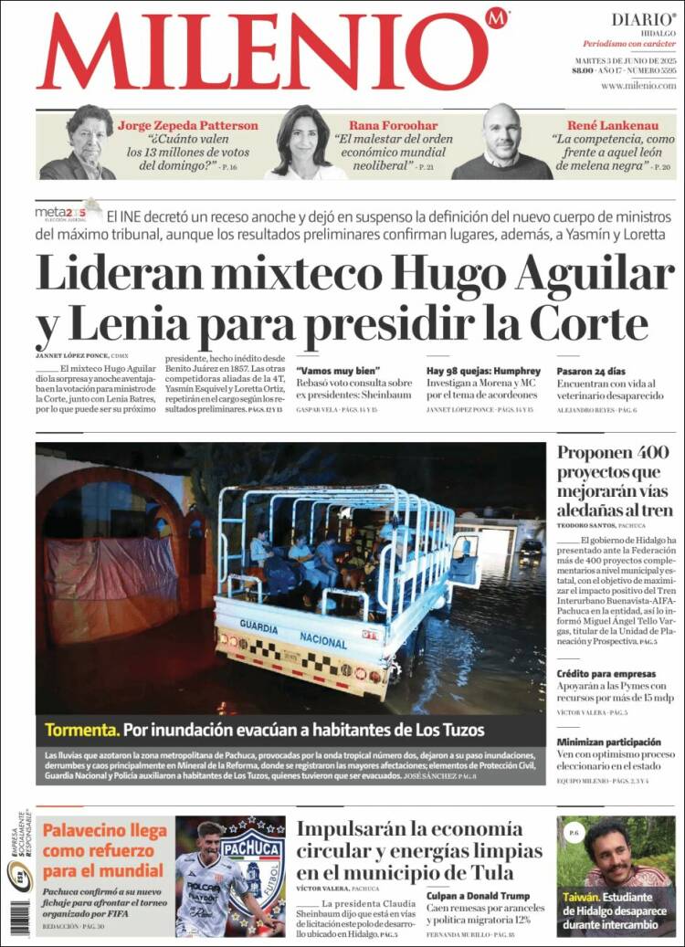 Portada de Milenio de Hidalgo (México)