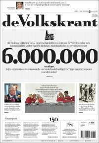 Portada de De Volkskrant (Netherlands)