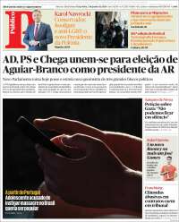 Portada de Público (Portugal)