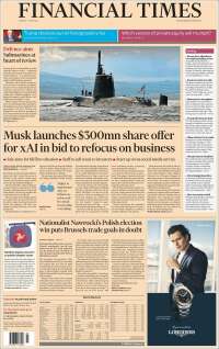 Portada de Financial Times (United Kingdom)