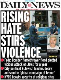 Portada de Daily News - New York (USA)