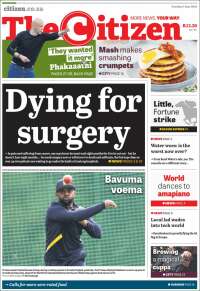Portada de The Citizen (South Africa)