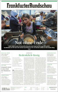 Portada de Frankfurter Rundschau (Germany)