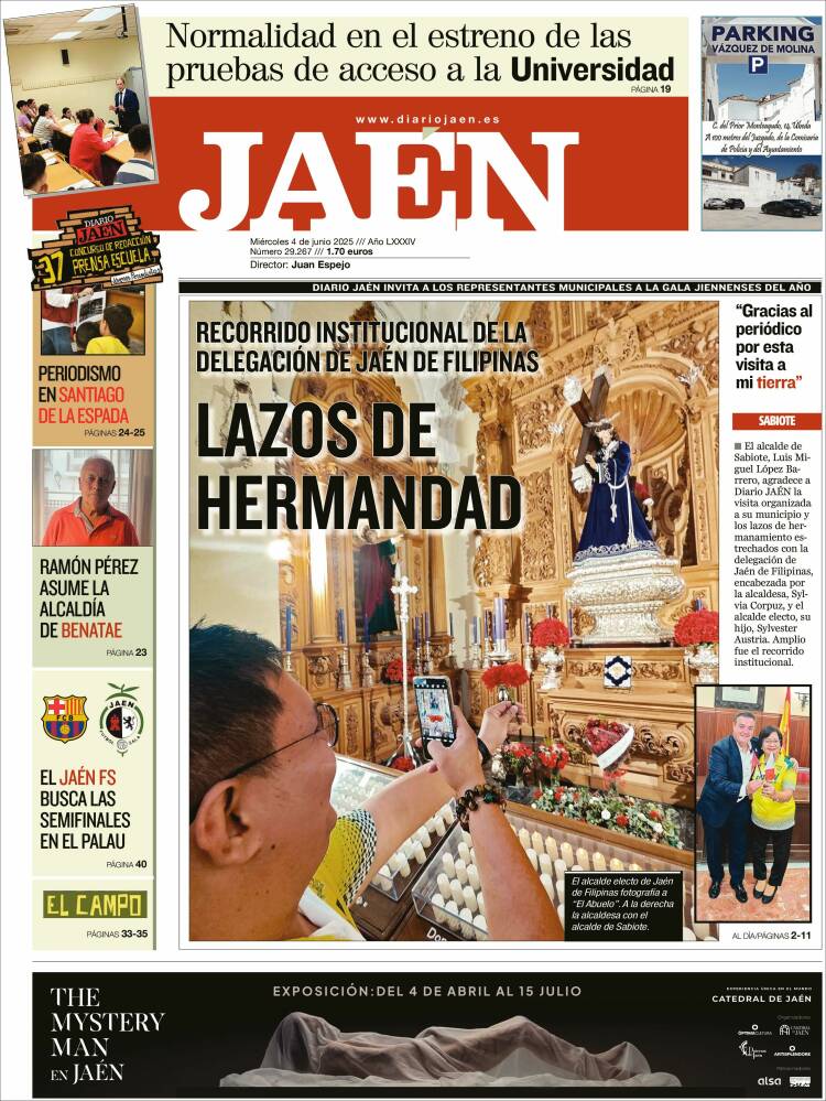 Portada de Diario Jaén (Espagne)