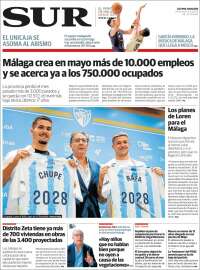 Portada de Diario el Sur (Spain)