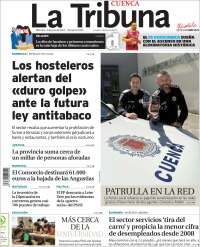 Portada de La Tribuna de Cuenca (Spain)