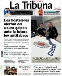 Portada de La Tribuna de Cuenca (Spain)