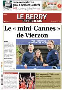 Portada de Berry Republicain (Francia)