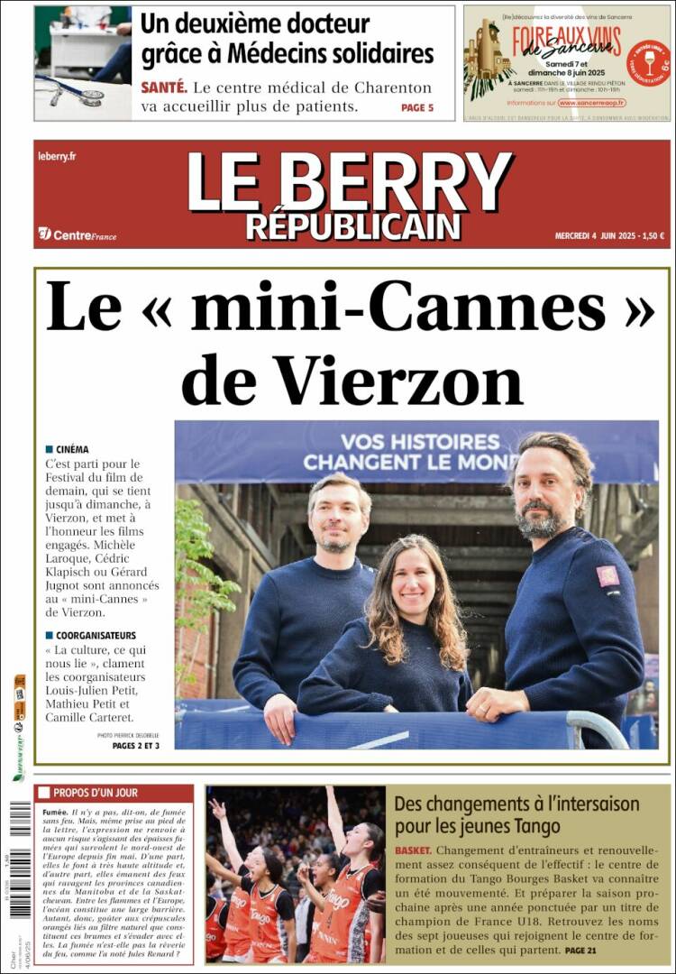 Portada de Berry Republicain (France)