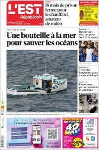 Portada de L'Est Republicain (France)
