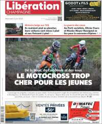 Portada de Libération Champagne (France)