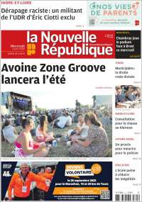 Portada de La Nouvelle Republique (Francia)
