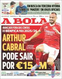 Portada de A Bola (Portugal)