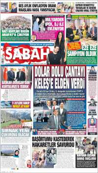 Portada de Sabah (Turquía)