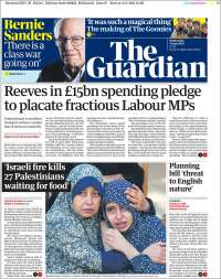 Portada de The Guardian (United Kingdom)