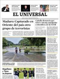 Portada de Universal (Venezuela)