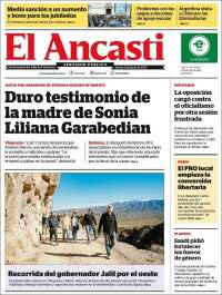 Portada de El Ancasti (Argentina)