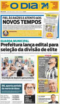 Portada de O Dia (Brasil)