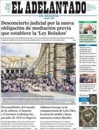 Portada de El Adelantado de Segovia (Spain)