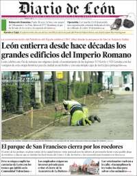 Portada de Diario de León (España)