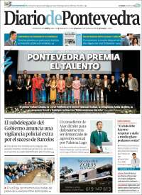 Portada de Diario de Pontevedra (Spain)