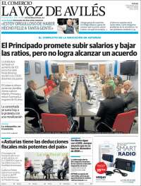 Portada de El Comercio - Avilés (Spain)