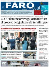 Portada de El Faro de Ceuta (España)