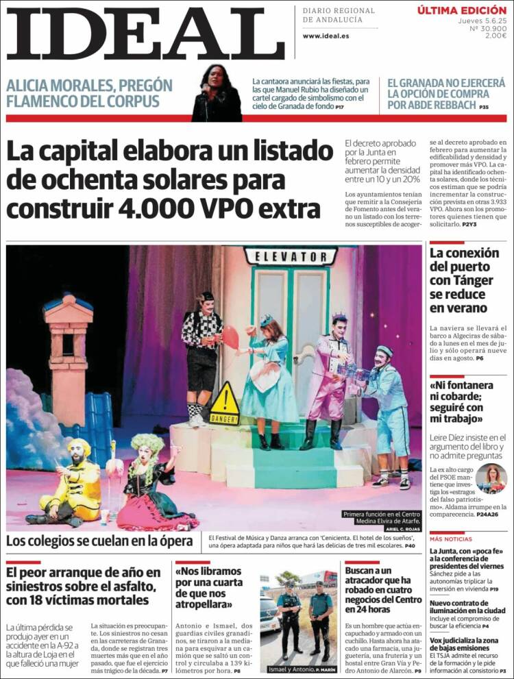 Portada de Ideal (España)