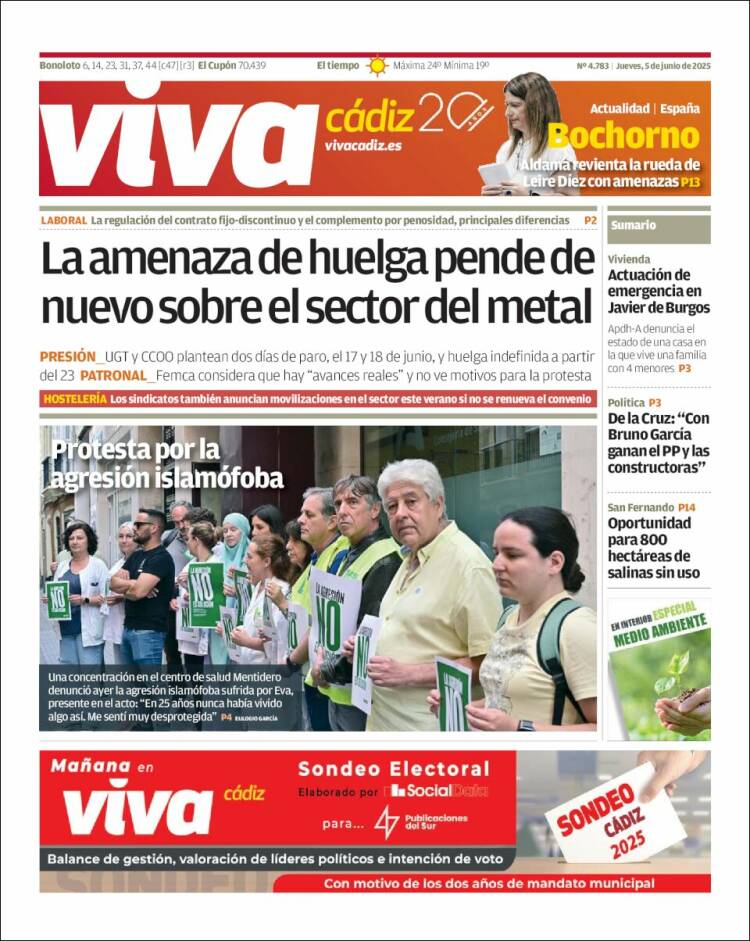 Portada de Información - Cadiz (España)