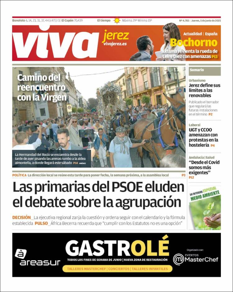Portada de Información - Jerez (España)