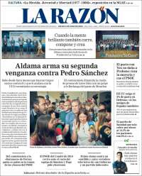 Portada de La Razón (Spain)