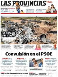 Portada de Las Provincias (Spain)
