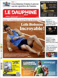 Portada de Le Dauphiné Libéré (France)