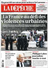 Portada de La Dépêche du Midi (France)