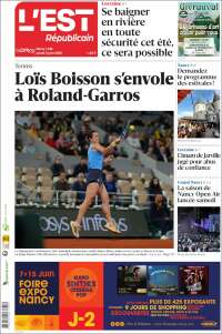 Portada de L'Est Republicain (France)
