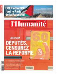 Portada de l'Humanite (France)