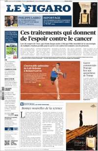 Portada de Le Figaro (France)